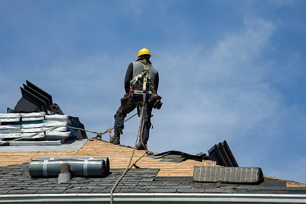 Professional Roofing technician working in Port Republic, VA